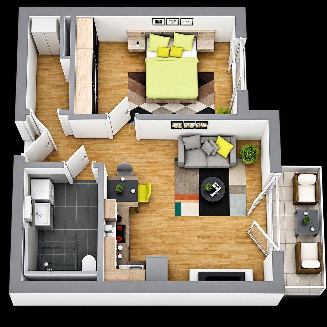 2 bedroom flat to rent, 49 m², Manching, Bavaria 2 bedroom flat to rent, 49 m², Manching, Bavaria