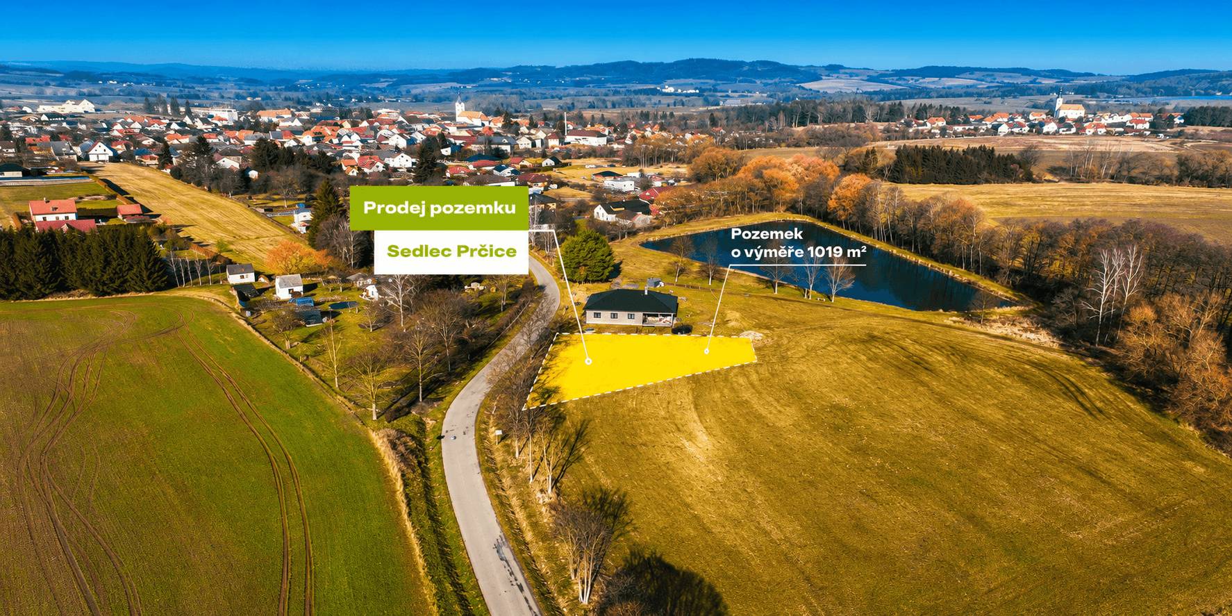 plot for sale, 1,019 m², Sedlec-Prčice, Středočeský Region plot for sale, 1,019 m², Sedlec-Prčice, Středočeský Region
