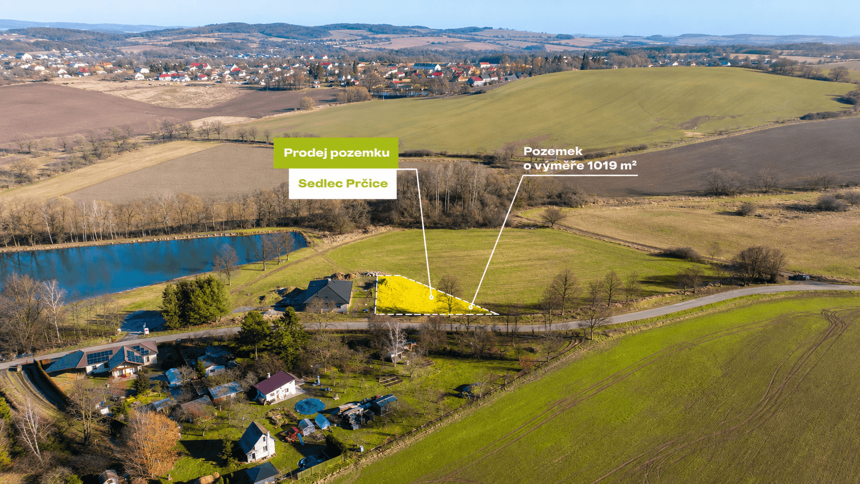 plot for sale, 1,019 m², Sedlec-Prčice, Středočeský Region plot for sale, 1,019 m², Sedlec-Prčice, Středočeský Region