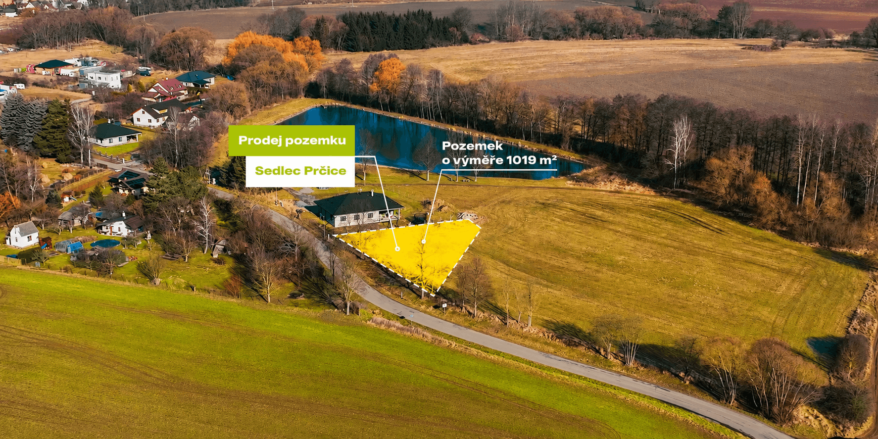 plot for sale, 1,019 m², Sedlec-Prčice, Středočeský Region plot for sale, 1,019 m², Sedlec-Prčice, Středočeský Region