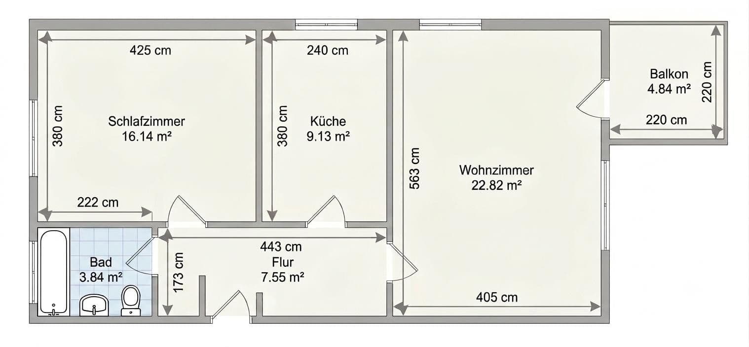2 bedroom flat for sale, 62 m², Berlin, Berlin 2 bedroom flat for sale, 62 m², Berlin, Berlin