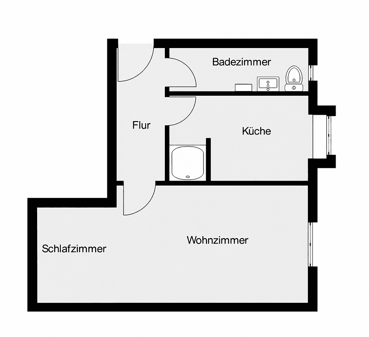 1 bedroom flat to rent, 42 m², München, Bavaria 1 bedroom flat to rent, 42 m², München, Bavaria