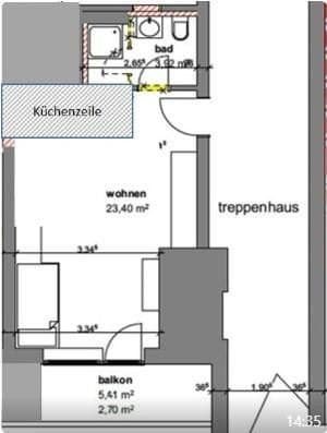 1 bedroom flat to rent, 30 m², Dollstraße 10, Ingolstadt, Bavaria 1 bedroom flat to rent, 30 m², Dollstraße 10, Ingolstadt, Bavaria