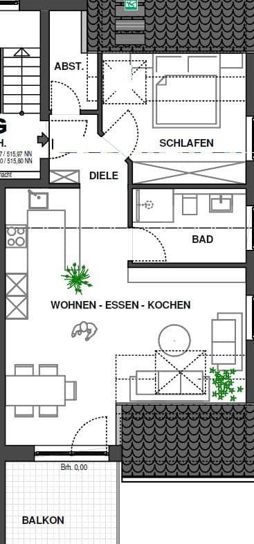 2 bedroom flat to rent, 59 m², Deggingen, Baden-Württemberg 2 bedroom flat to rent, 59 m², Deggingen, Baden-Württemberg