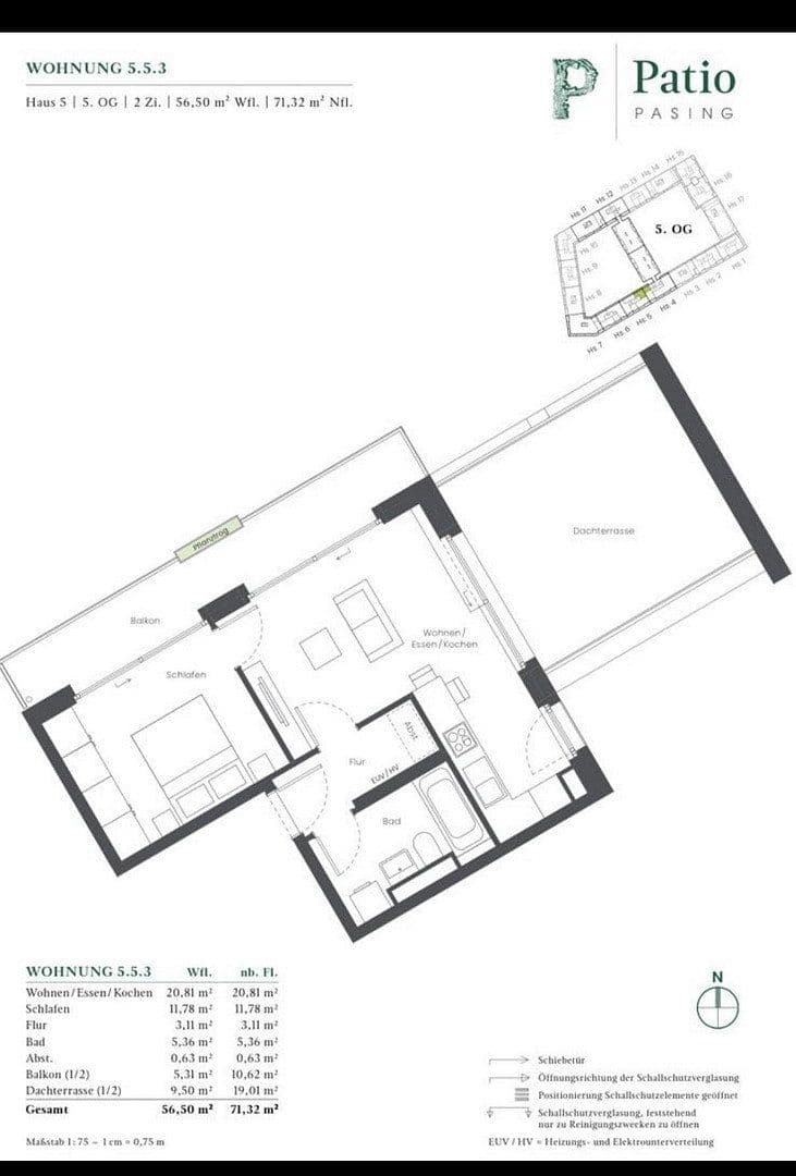 2 bedroom flat to rent, 57 m², München-Pasing-Obermenzing, Bavaria 2 bedroom flat to rent, 57 m², München-Pasing-Obermenzing, Bavaria