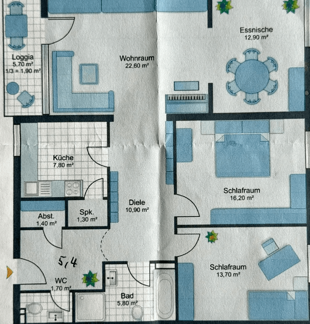 3 bedroom flat to rent, 10 m², Hackerberg 4, Krailling, Bavaria 3 bedroom flat to rent, 10 m², Hackerberg 4, Krailling, Bavaria