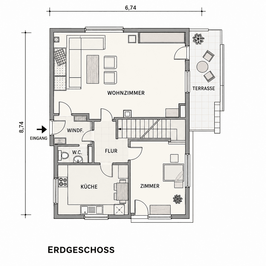 house for sale, 112 m², Otto-Hue-Str., Kamen, North Rhine-Westphalia house for sale, 112 m², Otto-Hue-Str., Kamen, North Rhine-Westphalia