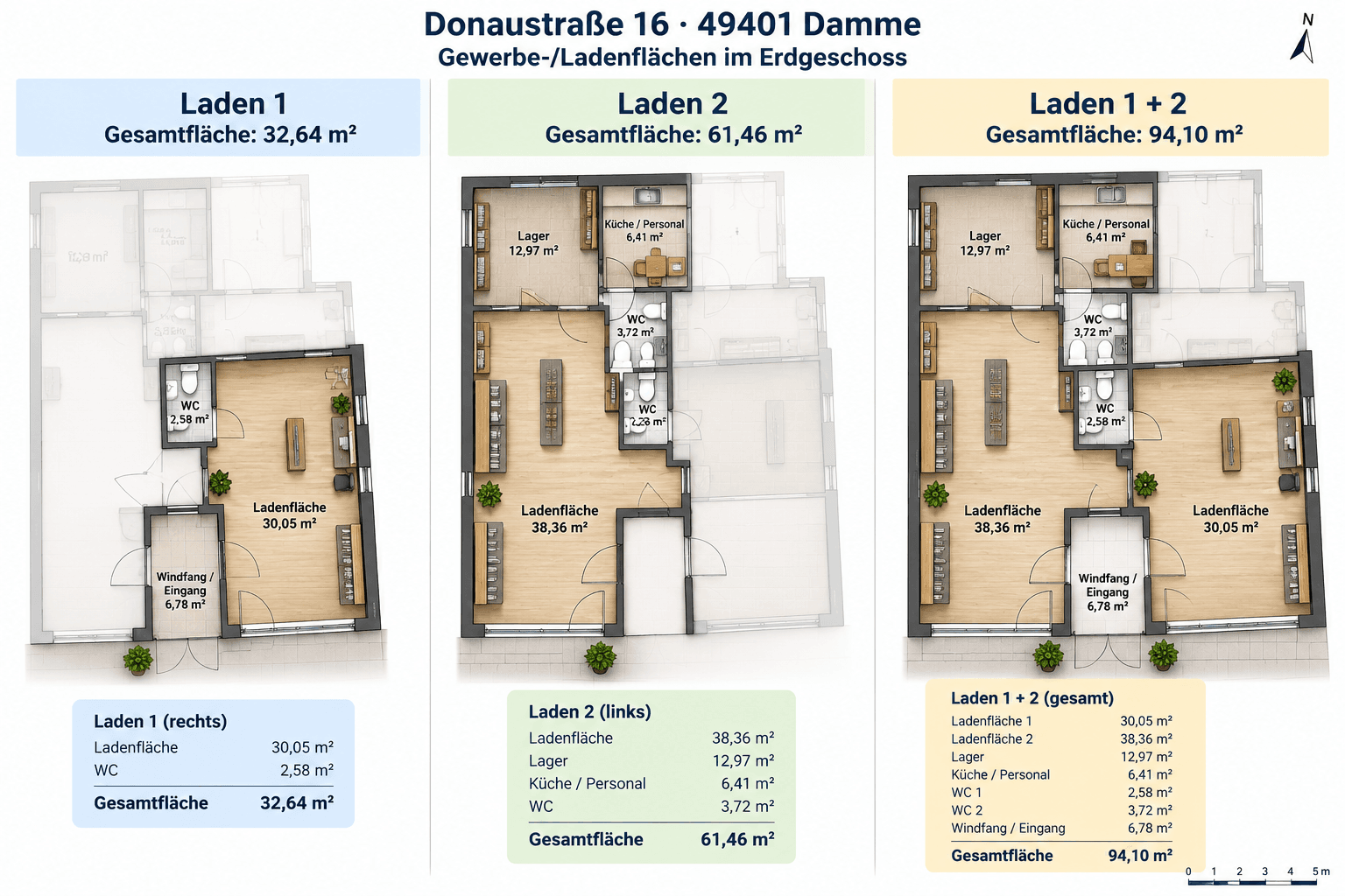 office to rent, 94 m², Donaustraße 16, Damme, Lower Saxony office to rent, 94 m², Donaustraße 16, Damme, Lower Saxony