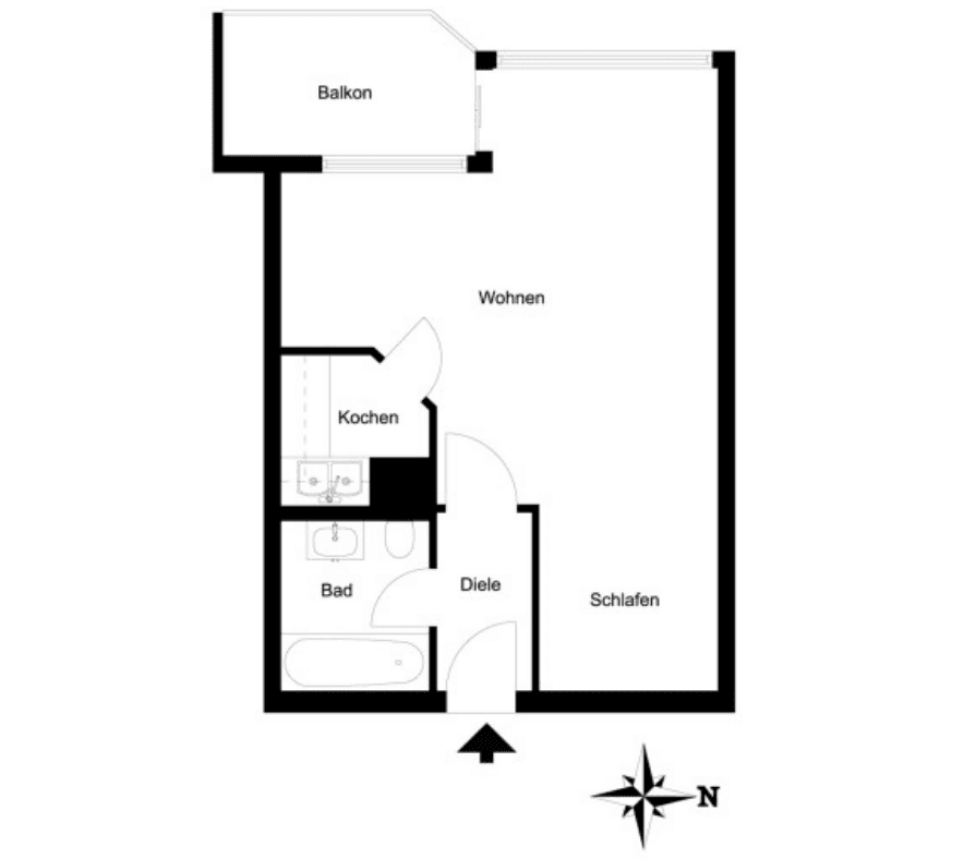 1 bedroom flat for sale, 39 m², Erding, Bavaria 1 bedroom flat for sale, 39 m², Erding, Bavaria