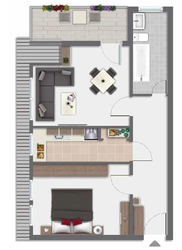 2 bedroom flat to rent, 56 m², Paul-Langen-Str. 39, Bonn, North Rhine-Westphalia 2 bedroom flat to rent, 56 m², Paul-Langen-Str. 39, Bonn, North Rhine-Westphalia