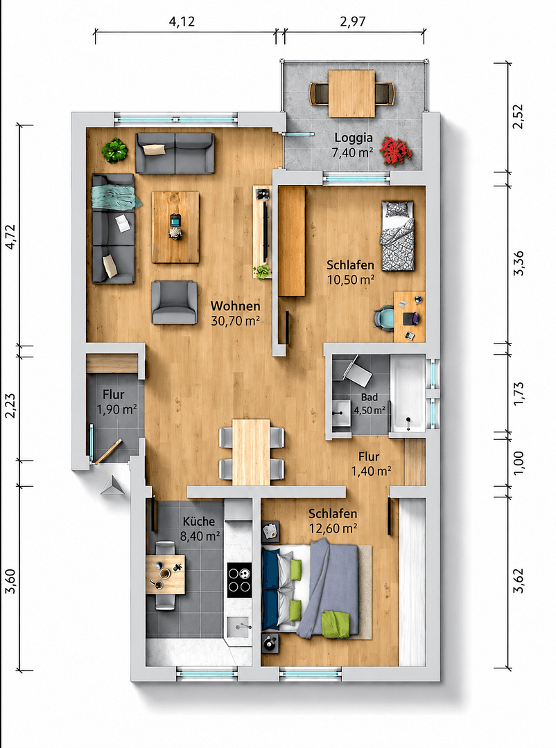 3 bedroom flat for sale, 74 m², Behringsstr. 3, Hamm, North Rhine-Westphalia 3 bedroom flat for sale, 74 m², Behringsstr. 3, Hamm, North Rhine-Westphalia
