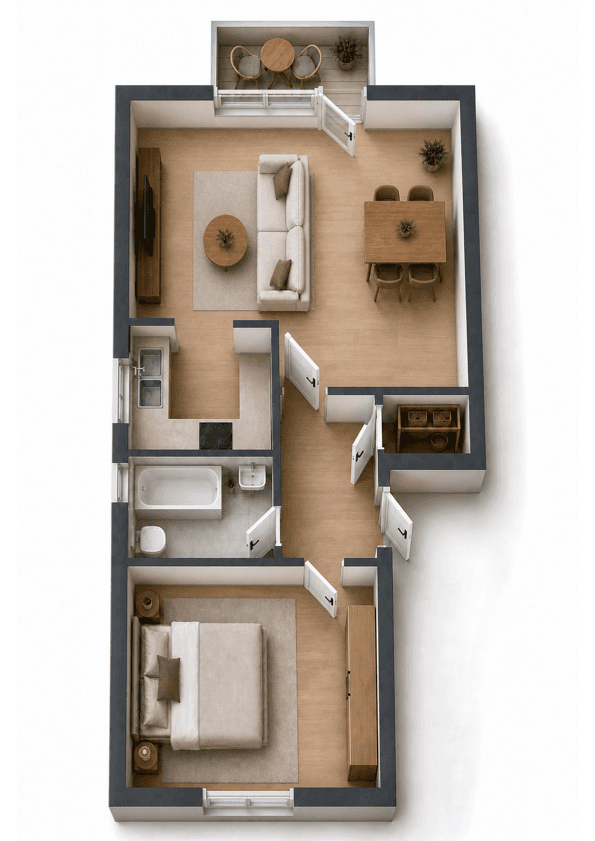 2 bedroom flat for sale, 52 m², Lippstadt, North Rhine-Westphalia 2 bedroom flat for sale, 52 m², Lippstadt, North Rhine-Westphalia