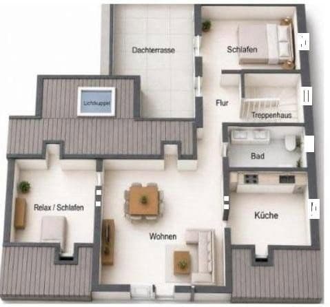 1 bedroom with open-plan kitchen flat to rent, 80 m², Kreuzgasse 24, Usingen, Hesse 1 bedroom with open-plan kitchen flat to rent, 80 m², Kreuzgasse 24, Usingen, Hesse