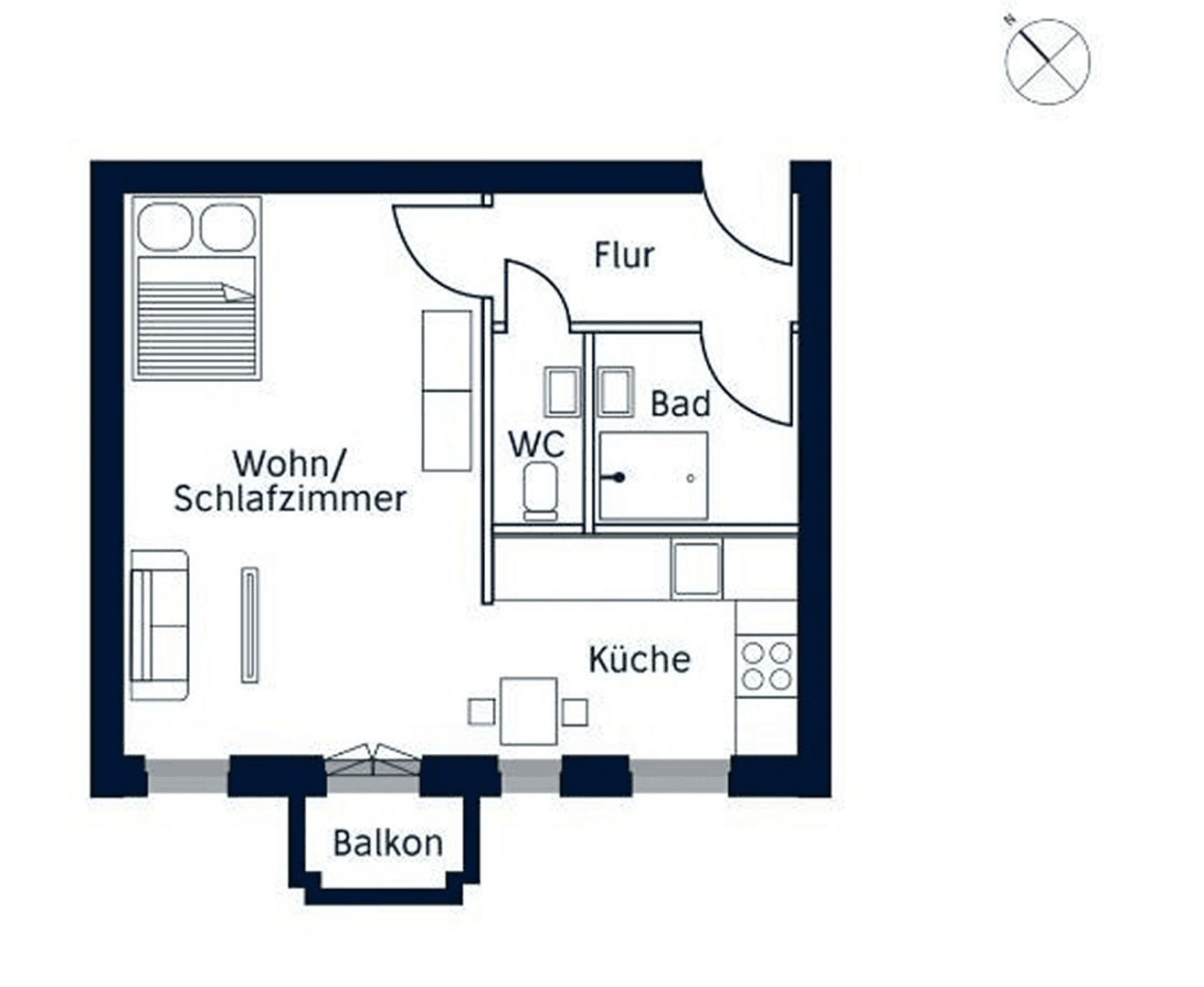 1 bedroom flat to rent, 42 m², 13349, Berlin 1 bedroom flat to rent, 42 m², 13349, Berlin