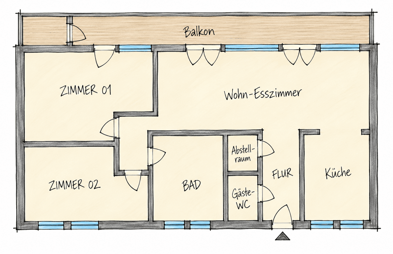 3 bedroom flat to rent, 97 m², Herrenmühlstraße 19-2, Bad Mergentheim, Baden-Württemberg 3 bedroom flat to rent, 97 m², Herrenmühlstraße 19-2, Bad Mergentheim, Baden-Württemberg