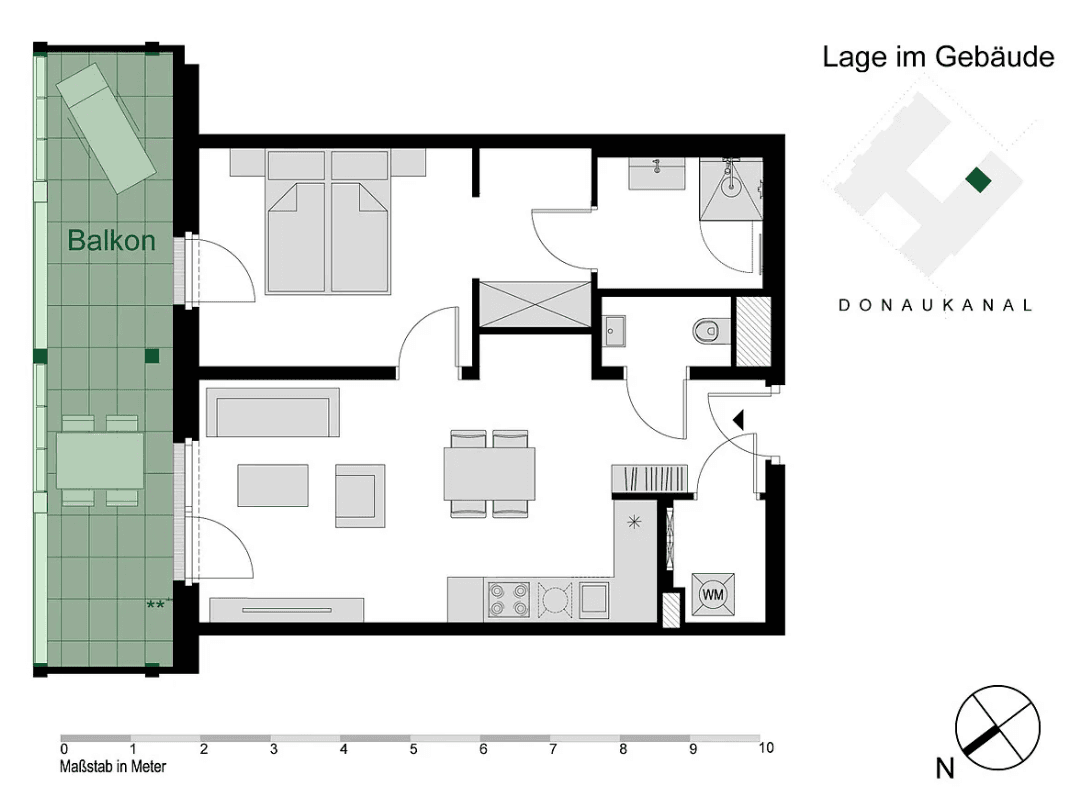 2 bedroom flat to rent, 52 m², Wien, Vienna 2 bedroom flat to rent, 52 m², Wien, Vienna