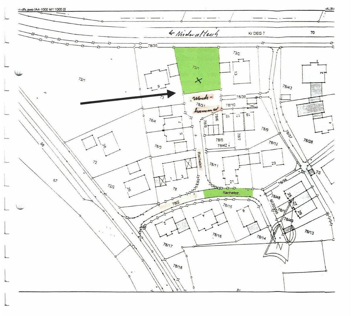 plot for sale, 737 m², Rachelstr. 11, Hengersberg, Bavaria plot for sale, 737 m², Rachelstr. 11, Hengersberg, Bavaria
