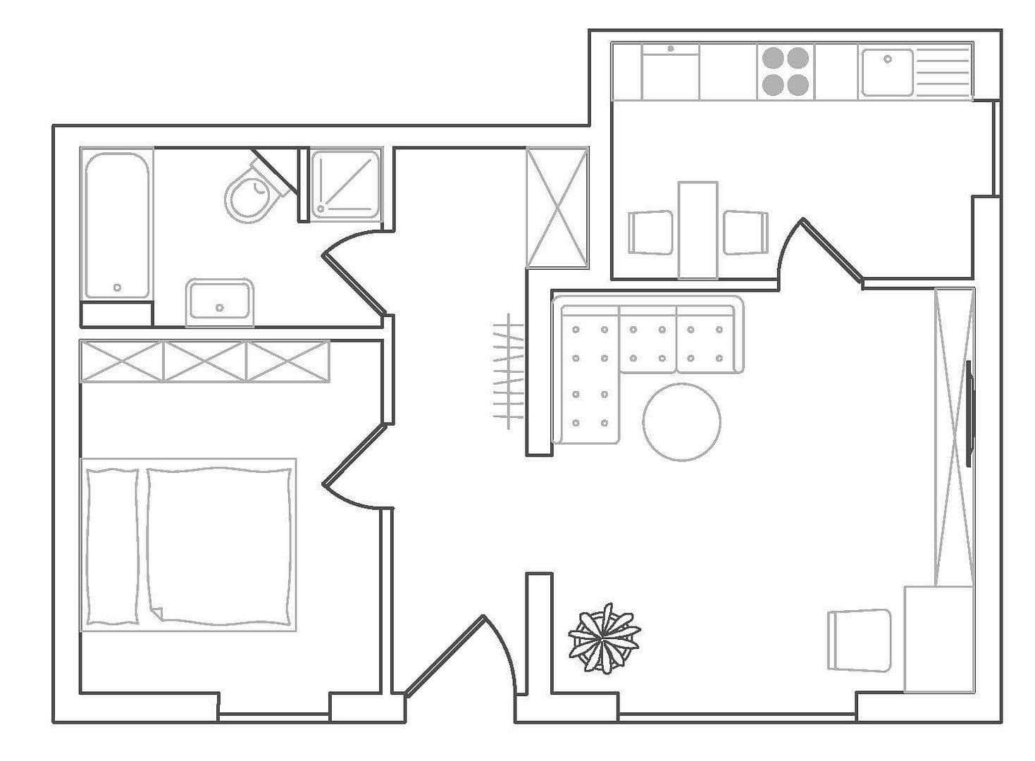 2 bedroom flat to rent, 56 m², Kreuztal, North Rhine-Westphalia 2 bedroom flat to rent, 56 m², Kreuztal, North Rhine-Westphalia