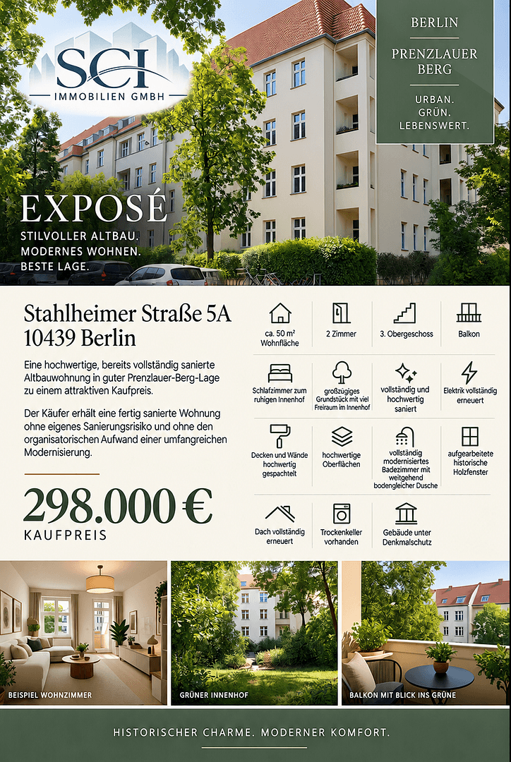 2 bedroom flat for sale, 50 m², Berlin, Berlin 2 bedroom flat for sale, 50 m², Berlin, Berlin