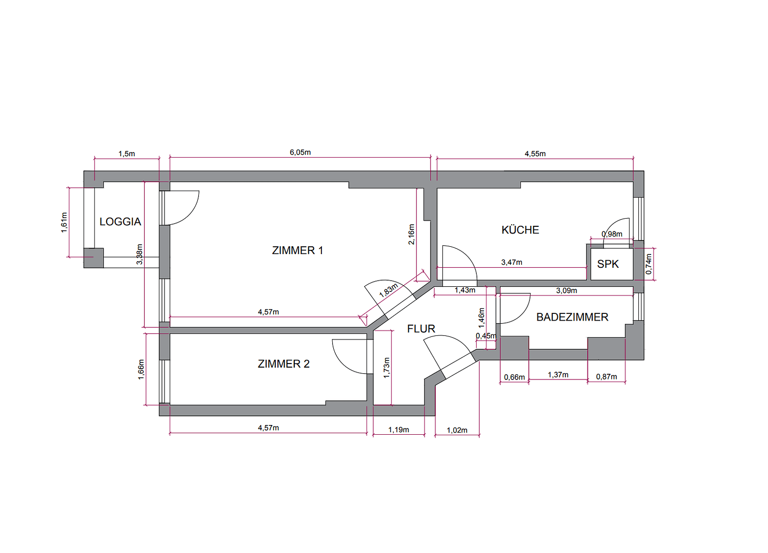 2 bedroom flat for sale, 50 m², Berlin, Berlin 2 bedroom flat for sale, 50 m², Berlin, Berlin