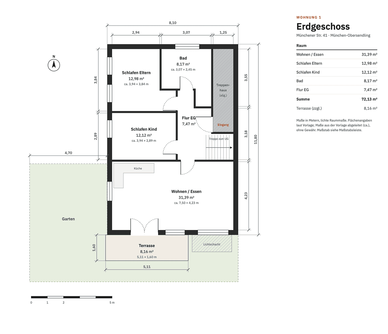 5 bedroom flat to rent, 126 m², Taufkirchen, Bavaria 5 bedroom flat to rent, 126 m², Taufkirchen, Bavaria
