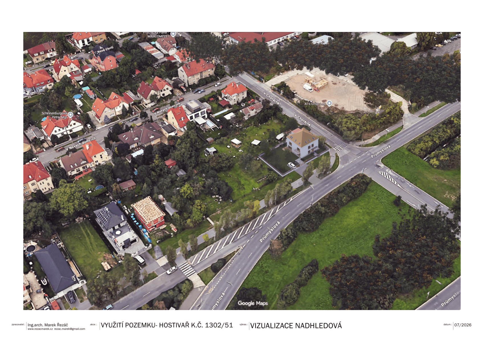 plot for sale, 626 m², V Chotejně, Prague, Prague plot for sale, 626 m², V Chotejně, Prague, Prague