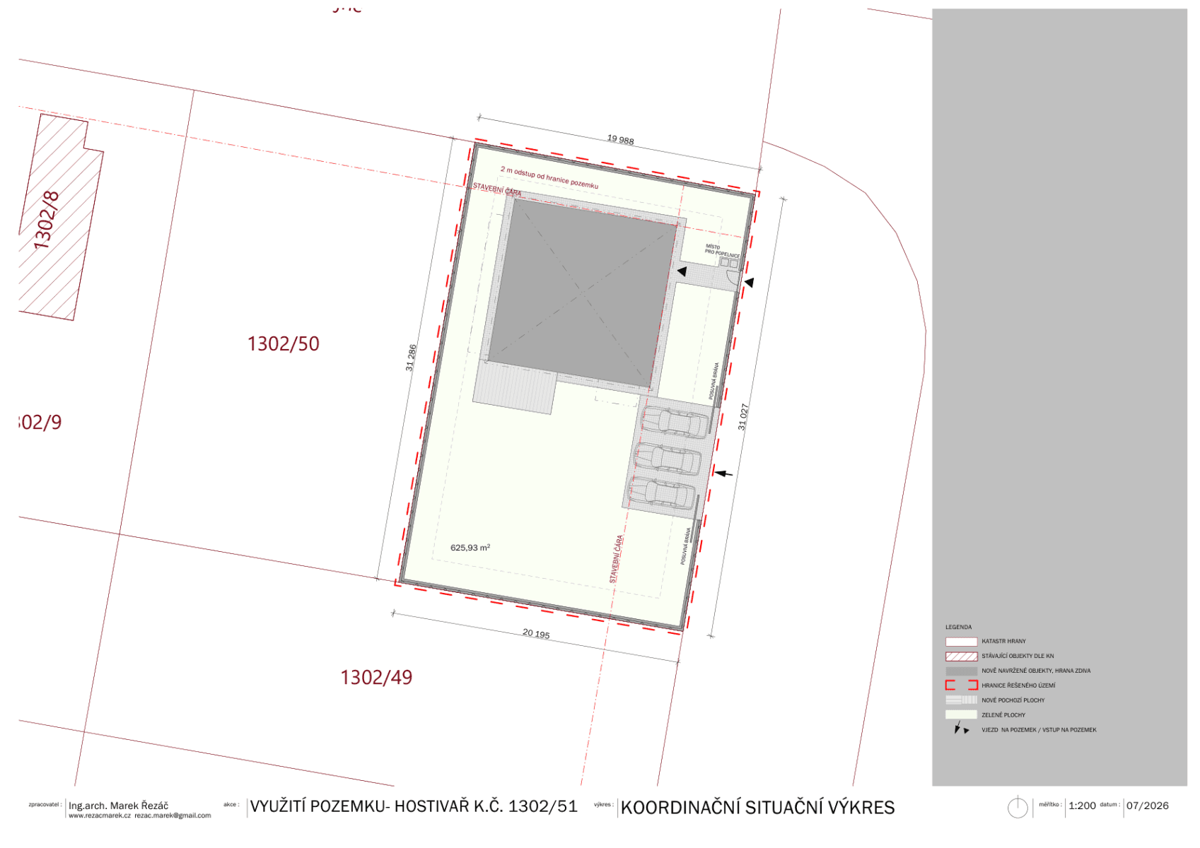 plot for sale, 626 m², V Chotejně, Prague, Prague plot for sale, 626 m², V Chotejně, Prague, Prague