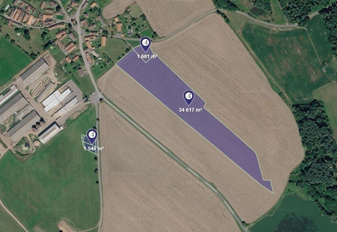 plot for sale, 192,872 m², Kovářov, Jihočeský Region plot for sale, 192,872 m², Kovářov, Jihočeský Region