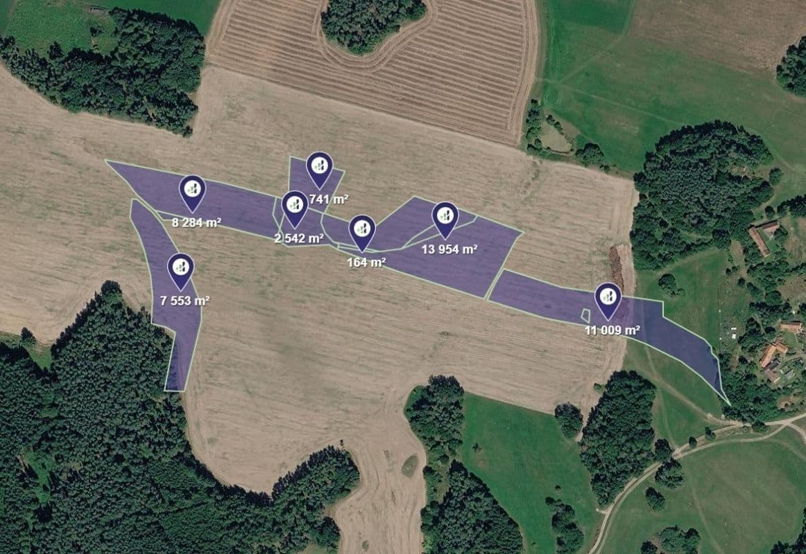 plot for sale, 192,872 m², Kovářov, Jihočeský Region plot for sale, 192,872 m², Kovářov, Jihočeský Region
