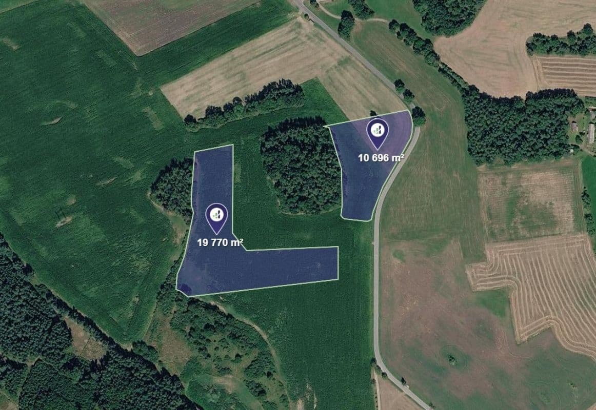 plot for sale, 192,872 m², Kovářov, Jihočeský Region plot for sale, 192,872 m², Kovářov, Jihočeský Region
