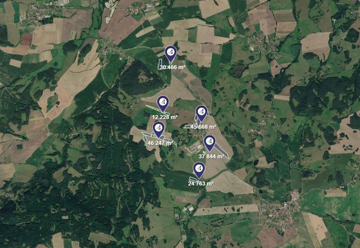 plot for sale, 192,872 m², Kovářov, Jihočeský Region plot for sale, 192,872 m², Kovářov, Jihočeský Region