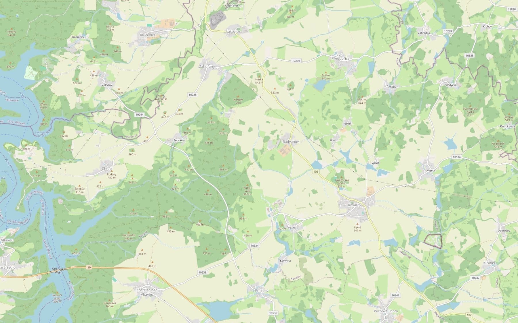 plot for sale, 192,872 m², Kovářov, Jihočeský Region plot for sale, 192,872 m², Kovářov, Jihočeský Region