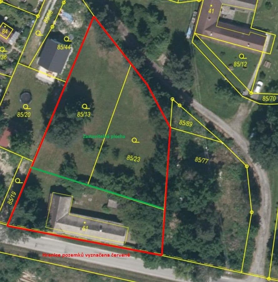 recreational property for sale, 2,851 m², Hrachoviště, Jihočeský Region recreational property for sale, 2,851 m², Hrachoviště, Jihočeský Region