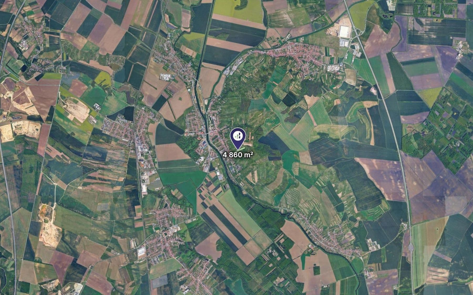 plot for sale, 4,860 m², Židlochovice, Jihomoravský Region plot for sale, 4,860 m², Židlochovice, Jihomoravský Region