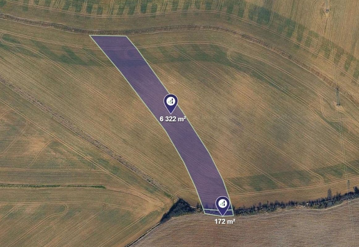 plot for sale, 812 m², Dobřany, Plzeňský Region plot for sale, 812 m², Dobřany, Plzeňský Region