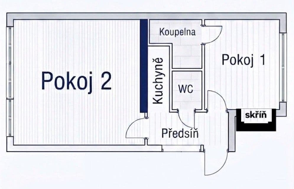 1 bedroom with open-plan kitchen flat to rent, 58 m², U Kublova, Prague, Prague 1 bedroom with open-plan kitchen flat to rent, 58 m², U Kublova, Prague, Prague
