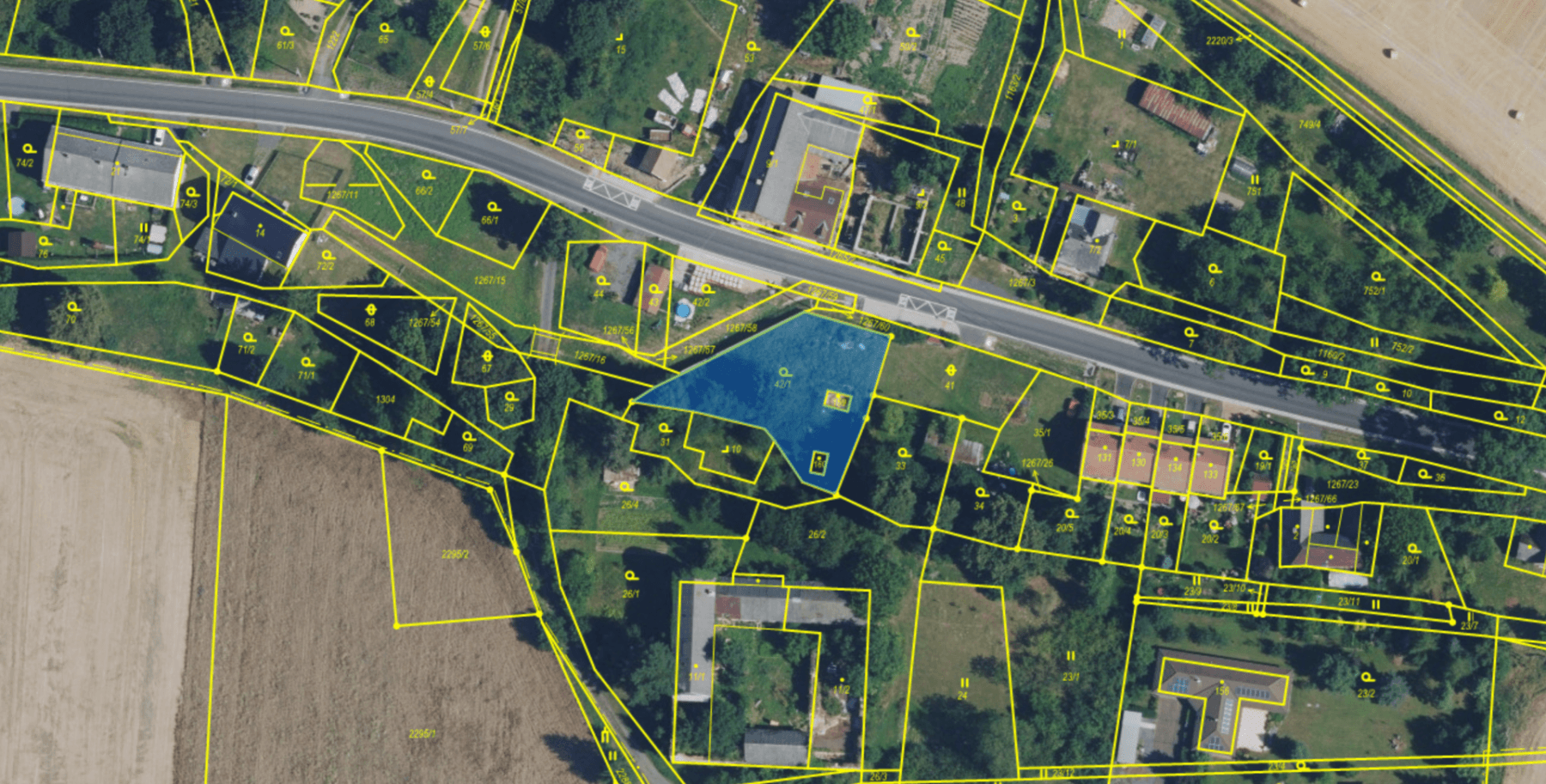 plot for sale, 989 m², Sklené, Pardubický Region plot for sale, 989 m², Sklené, Pardubický Region