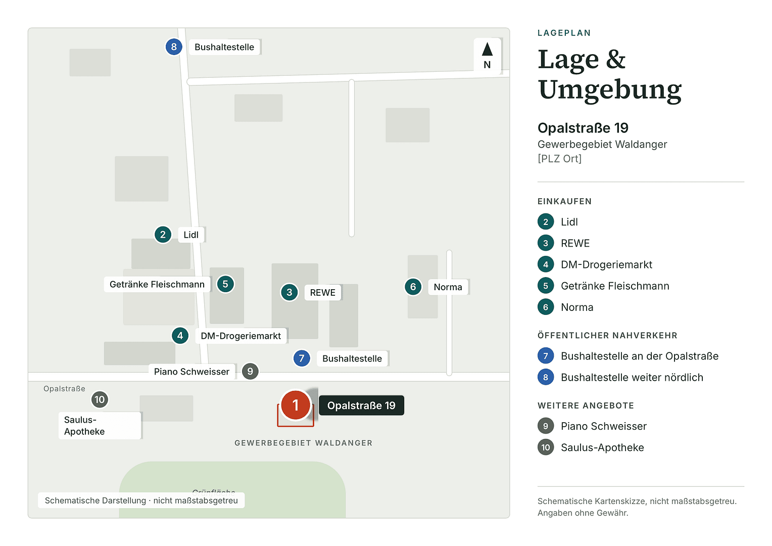 non-residential property to rent, 380 m², Opalstr. 19, Altdorf, Bavaria non-residential property to rent, 380 m², Opalstr. 19, Altdorf, Bavaria