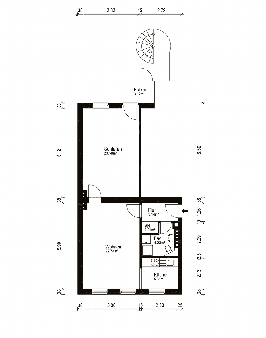 2 bedroom flat for sale, 62 m², Mainzer Str. 18, Berlin, Berlin 2 bedroom flat for sale, 62 m², Mainzer Str. 18, Berlin, Berlin