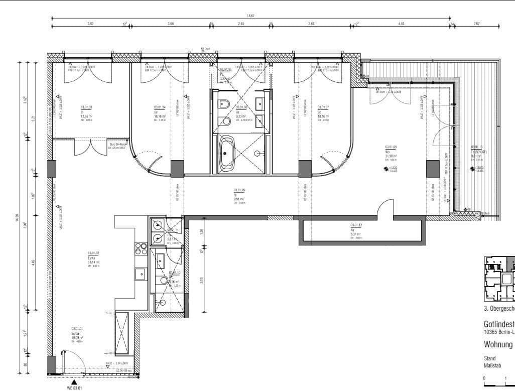 4 bedroom flat to rent, 173 m², Gotlindestraße 91a, Berlin, Berlin 4 bedroom flat to rent, 173 m², Gotlindestraße 91a, Berlin, Berlin