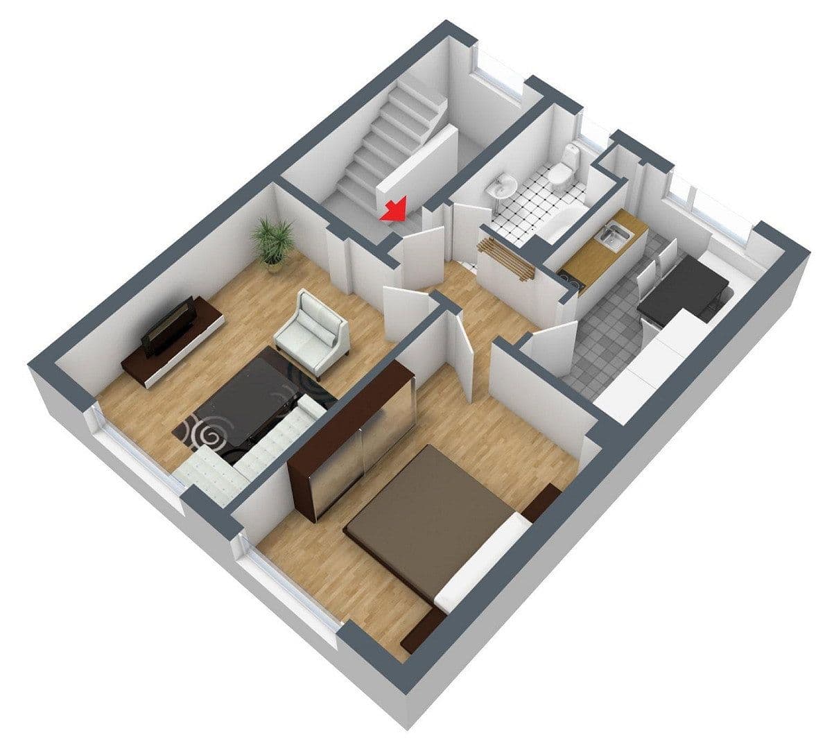 2 bedroom flat to rent, 55 m², Essen, North Rhine-Westphalia 2 bedroom flat to rent, 55 m², Essen, North Rhine-Westphalia