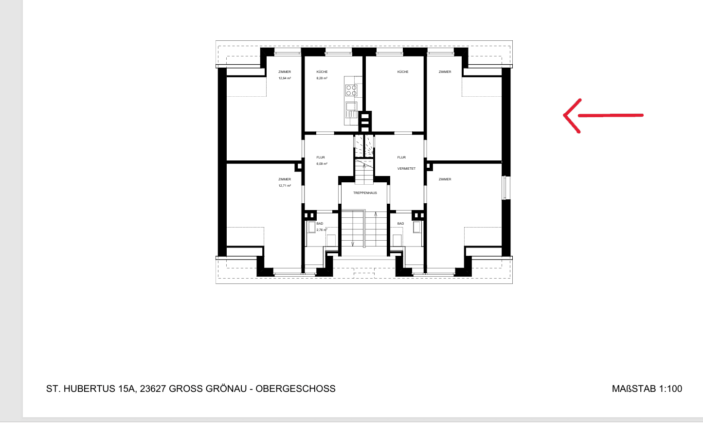 2 bedroom flat to rent, 43 m², St. Hubertus 15a, Groß Grönau, Schleswig-Holstein 2 bedroom flat to rent, 43 m², St. Hubertus 15a, Groß Grönau, Schleswig-Holstein