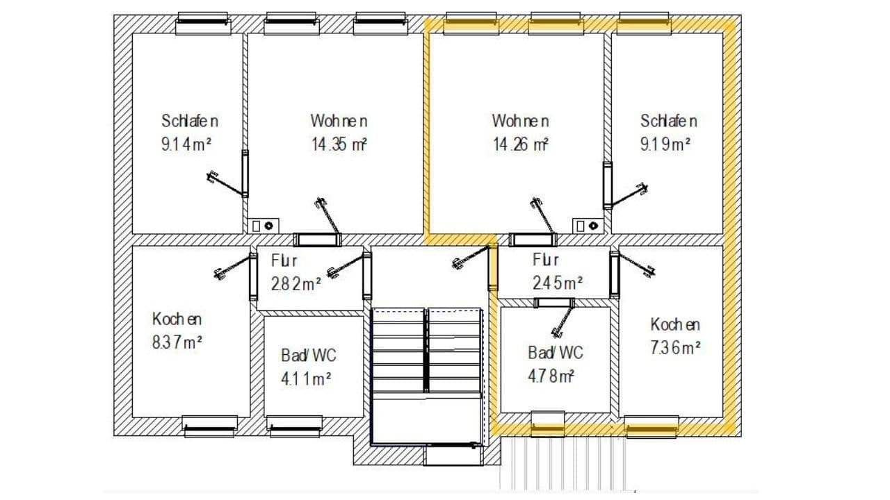 2 bedroom flat to rent, 40 m², Gröbener Schulstraße 6, Teuchern, Saxony-Anhalt 2 bedroom flat to rent, 40 m², Gröbener Schulstraße 6, Teuchern, Saxony-Anhalt