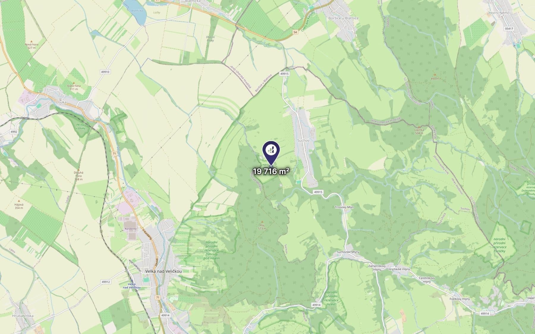 plot for sale, 19,716 m², Suchov, Jihomoravský Region plot for sale, 19,716 m², Suchov, Jihomoravský Region