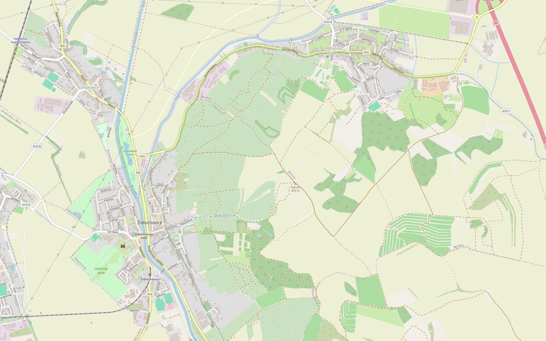 plot for sale, 898 m², Židlochovice, Jihomoravský Region plot for sale, 898 m², Židlochovice, Jihomoravský Region