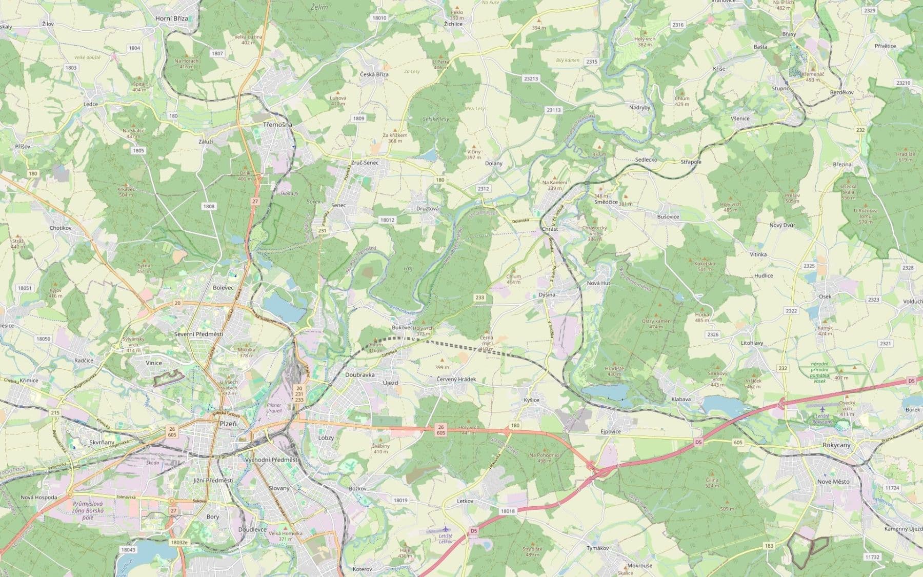 plot for sale, 35,664 m², Druztová, Plzeňský Region plot for sale, 35,664 m², Druztová, Plzeňský Region