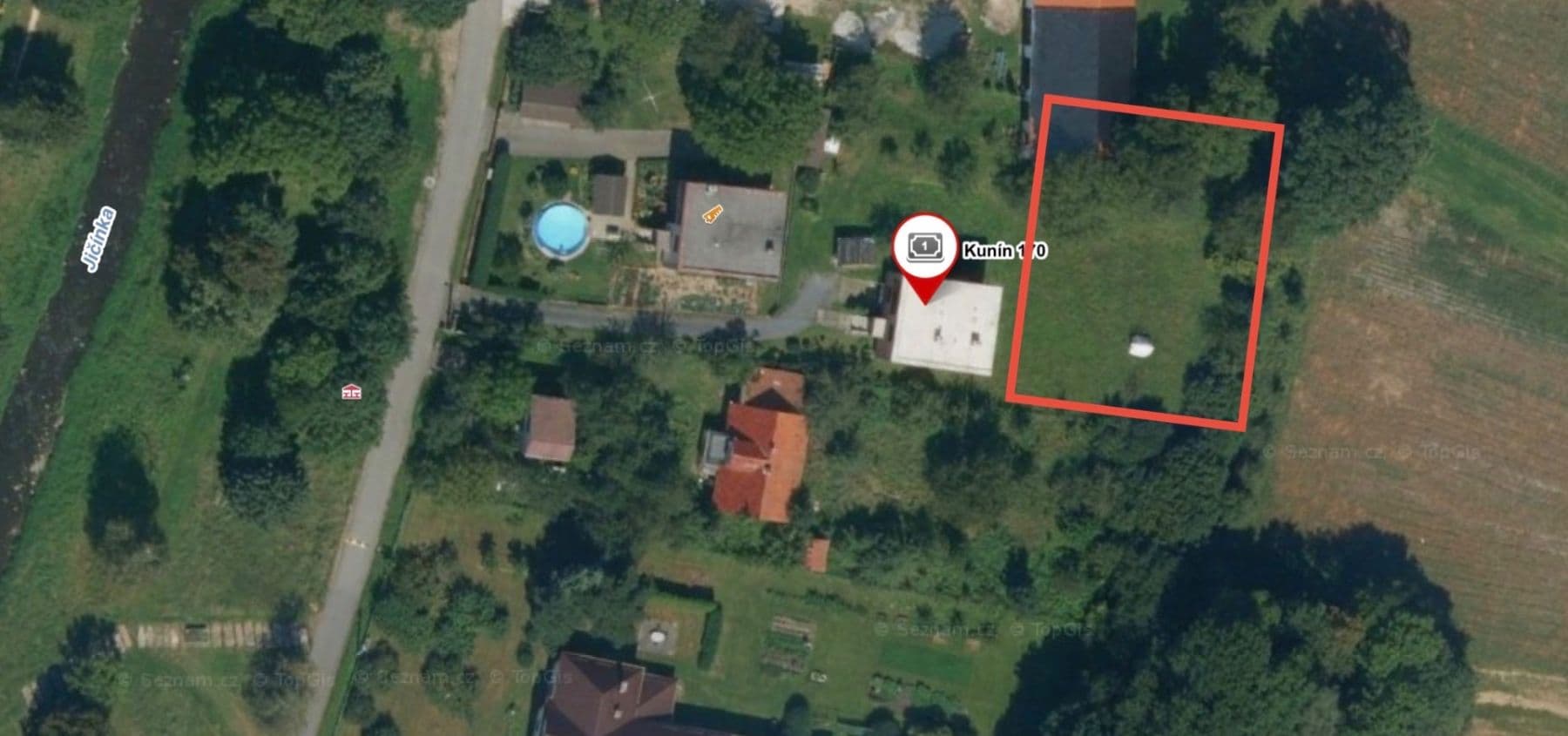 plot for sale, 1,035 m², Kunín, Moravskoslezský Region plot for sale, 1,035 m², Kunín, Moravskoslezský Region