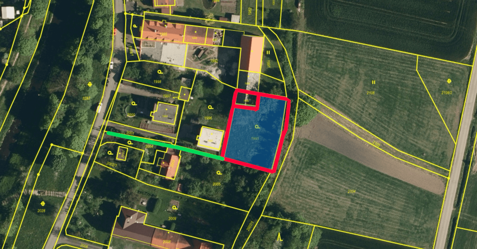 plot for sale, 1,035 m², Kunín, Moravskoslezský Region plot for sale, 1,035 m², Kunín, Moravskoslezský Region