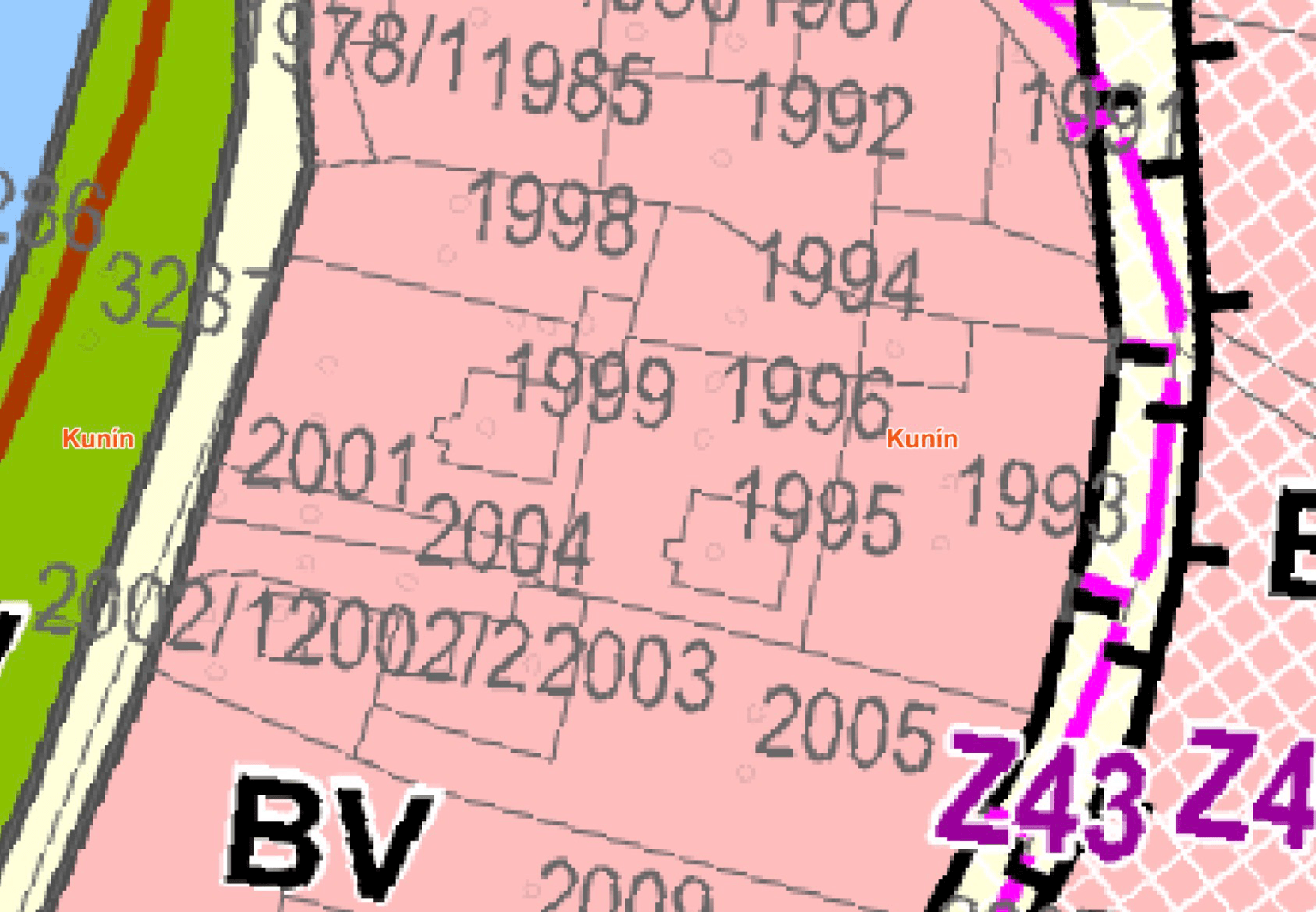 plot for sale, 1,035 m², Kunín, Moravskoslezský Region plot for sale, 1,035 m², Kunín, Moravskoslezský Region