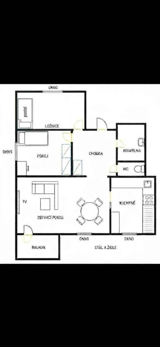 3 bedroom flat for sale, 82 m², Osnická, Prague, Prague 3 bedroom flat for sale, 82 m², Osnická, Prague, Prague